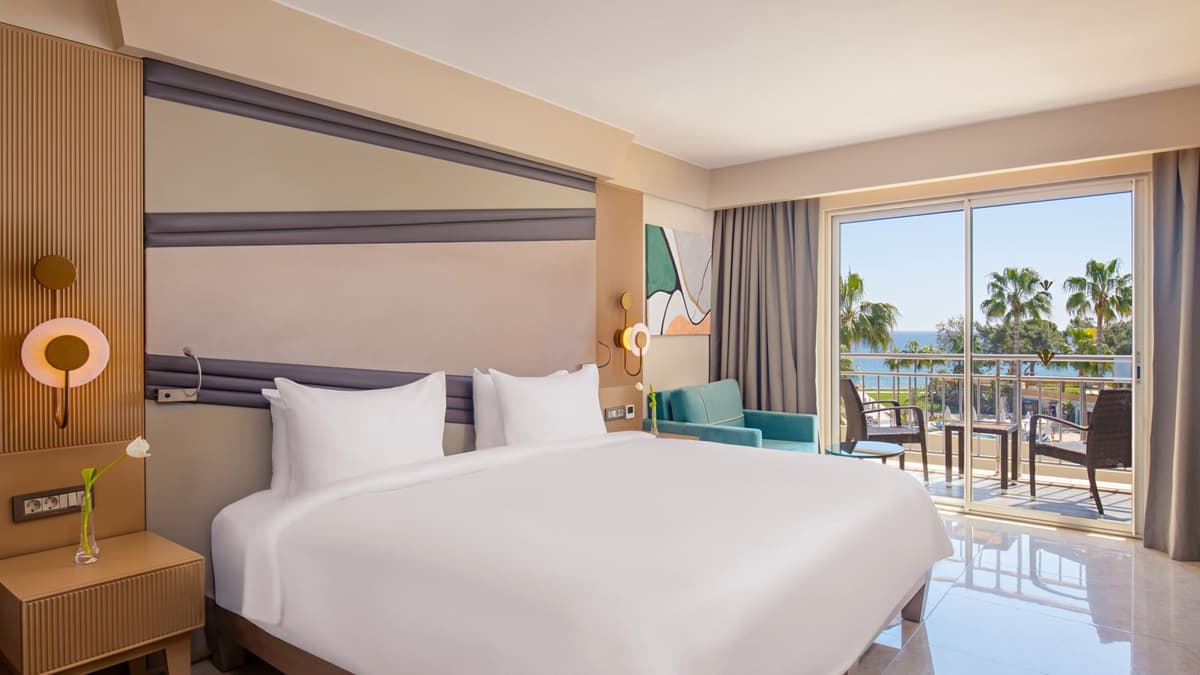 Cameră cu vedere la mare, resort Rixos