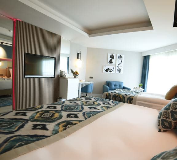 SUPERIOR STANDARD ROOM SEA VIEW WITH BALCONY Camerele