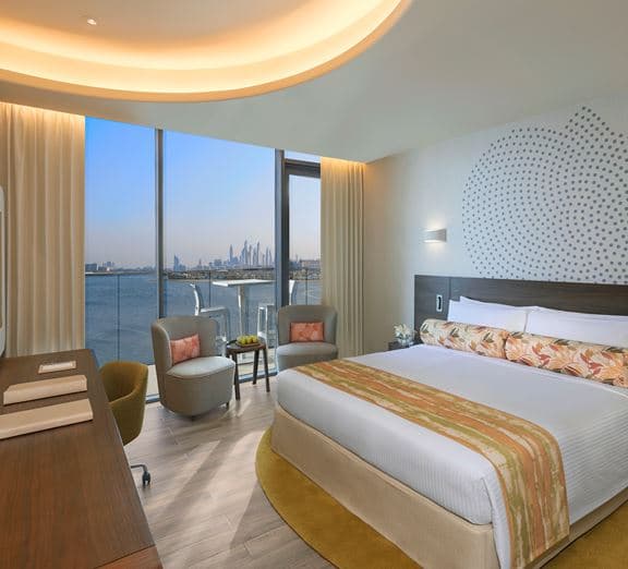 Deluxe Room with Balcony, Palm Sea View Camerele