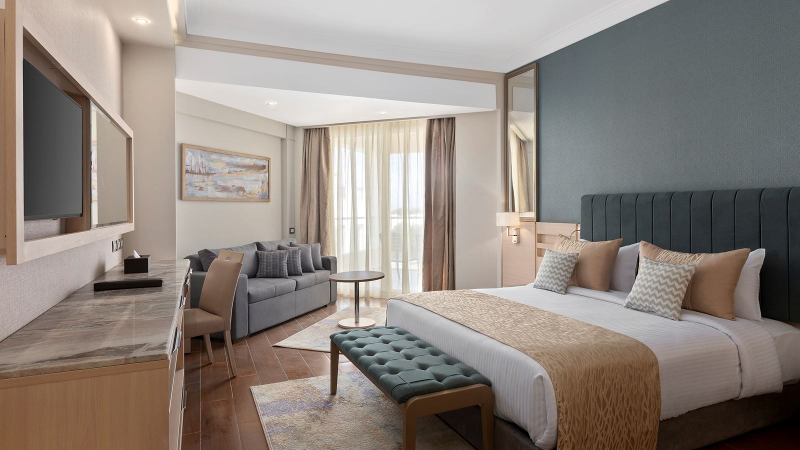 camere standard cu vedere la grădină sau la Marea Roșie